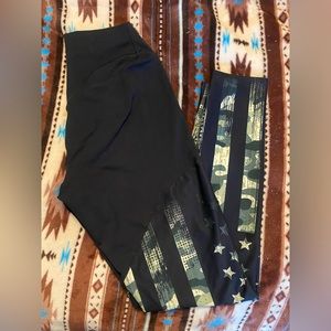 Camo compression leggings